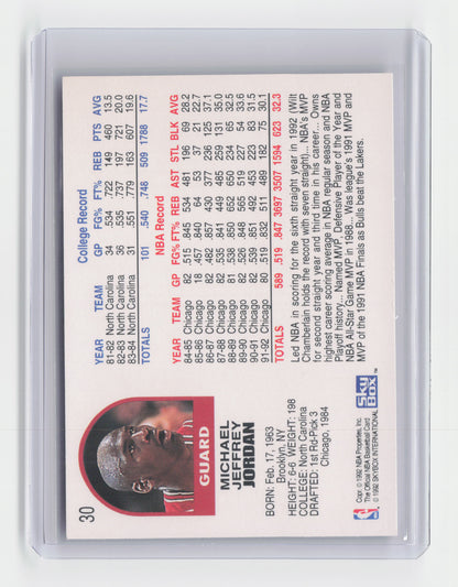 1991 MICHAEL JORDAN Skybox Bulls #30