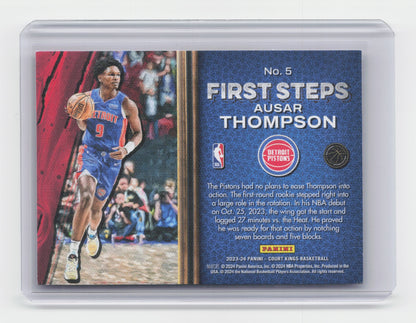 2023-24 AUSAR THOMPSON First Steps SSP Court Kings Pistons #5