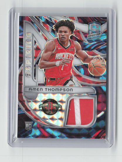 2023-24 Amen Thompson Aspiring Patches 71/75 Spectra #ASP-AMT