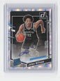 2023-24 JALEN WILSON Rated Rookie Autograph 38/75 Donruss Nets #263