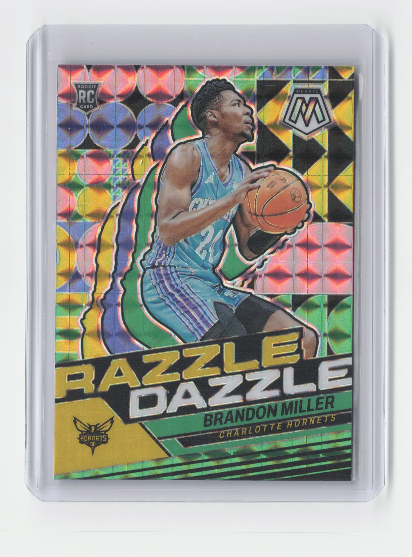 2023-24 BRANDON MILLER Rookie Razzle Dazzle SP Mosaic Hornets #11