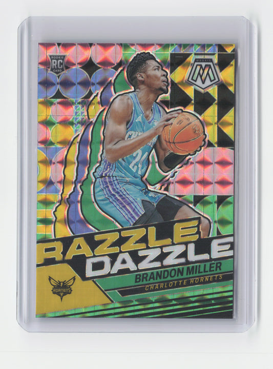 2023-24 BRANDON MILLER Rookie Razzle Dazzle SP Mosaic Hornets #11