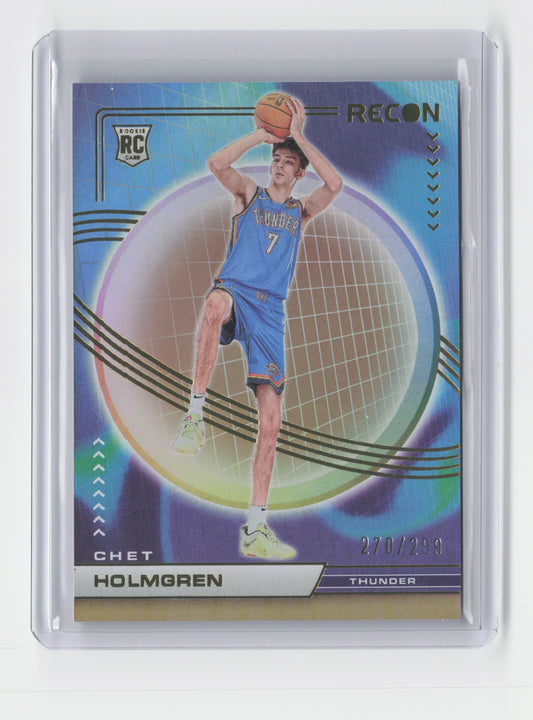 2022-23 CHET HOLMGREN RC Gold Top 270/299 Recon OKC #227
