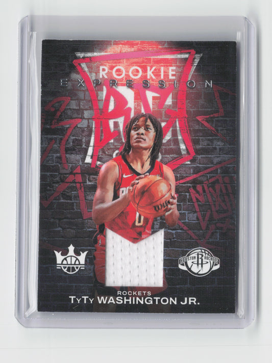 2022-23 TY TY WASHINGTON JR. Rookie Expression Patch Court Kings #REM-TTR