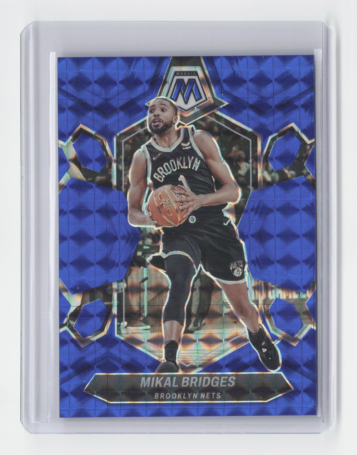 2023-24 MIKSL BRIDGES Blue 81/199 - Mosaic - Nets #156