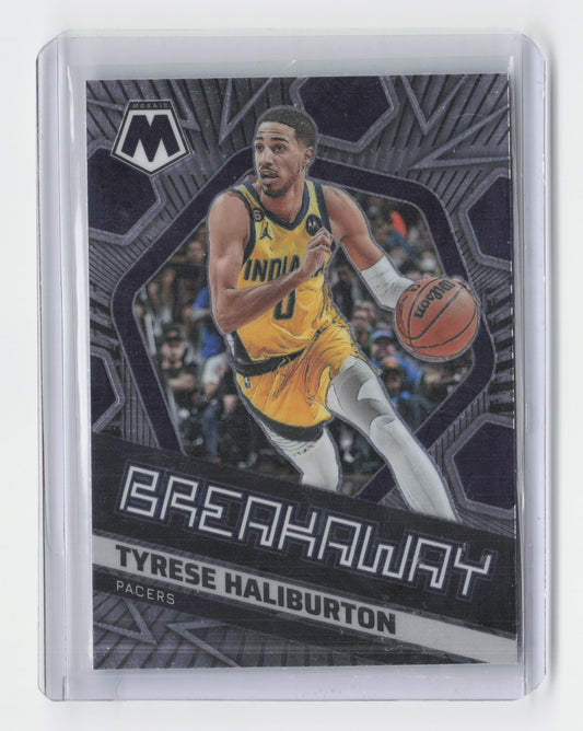 2022-23 TYRESE HALIBURTON Breakaway Insert - Mosaic - Pacers #10
