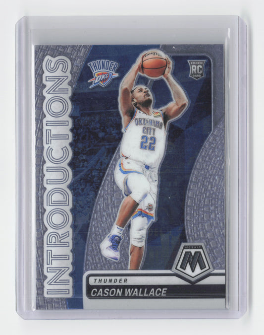 2023-24 CASON WALLACE Introductions Insert - Mosaic - OKC #9
