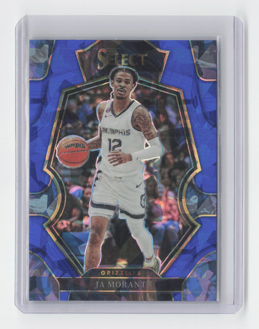 2022-23 JA MORANT Blue Cracked Ice - Select - Grizzlies #158