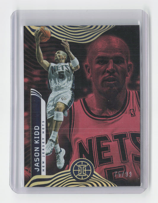 2021-22 JASON KIDD Red 75/99 - Illusions - Nets - #131