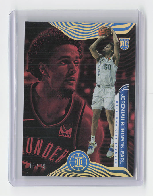 2021-22 JEREMIAH ROBINSON-EARL Rookie Red 46/99 - Illusions - OKC - #182