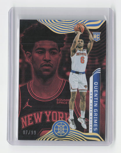 2021-22 QUENTIN GRIMS Rookie Red 07/99 - Illusions - Knicks - #175