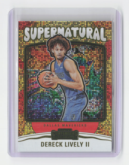 2023-24 Derick Lively II Supernatural - Contenders -Mavericks - #10