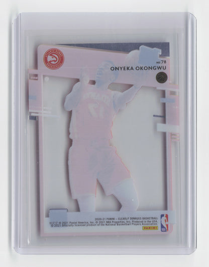 2020-21  ONYEKA OKONGWU Rated Rookie - Clearly - Hawks - #78