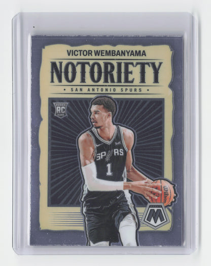 2023-24 VICTOR WEMBANYAMA Notoriety RC Mosaic Spurs #5