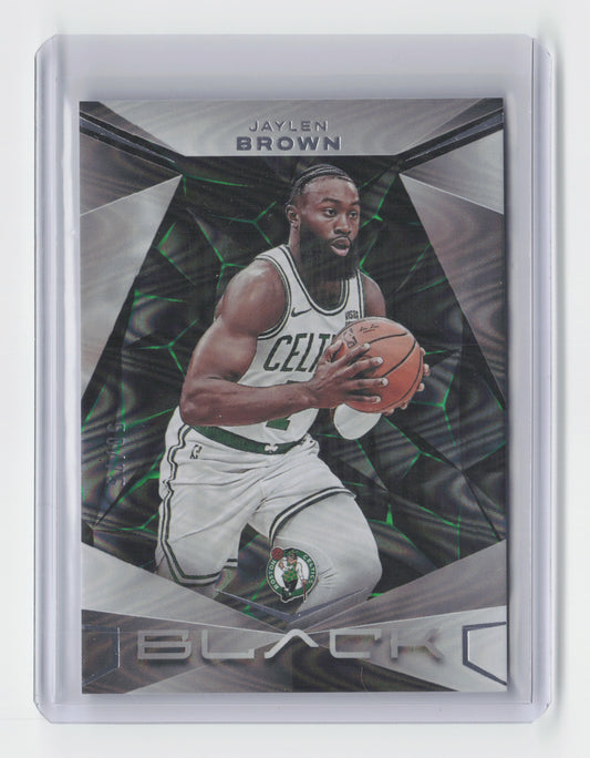 2023-24 JAYLEN BROWN Silver Swirl 50/75 - Black - Celtics #43