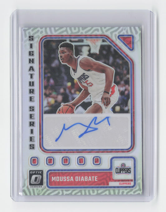 2023-24 MOUSSA DIABATE Silver Signature Series - Donruss Optic Clippers