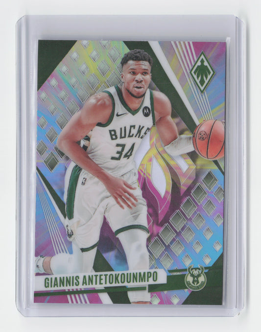 2023-24 Giannis Antetokounmpo Color Burst Insert - Phoenix Hobby Bucks  #19