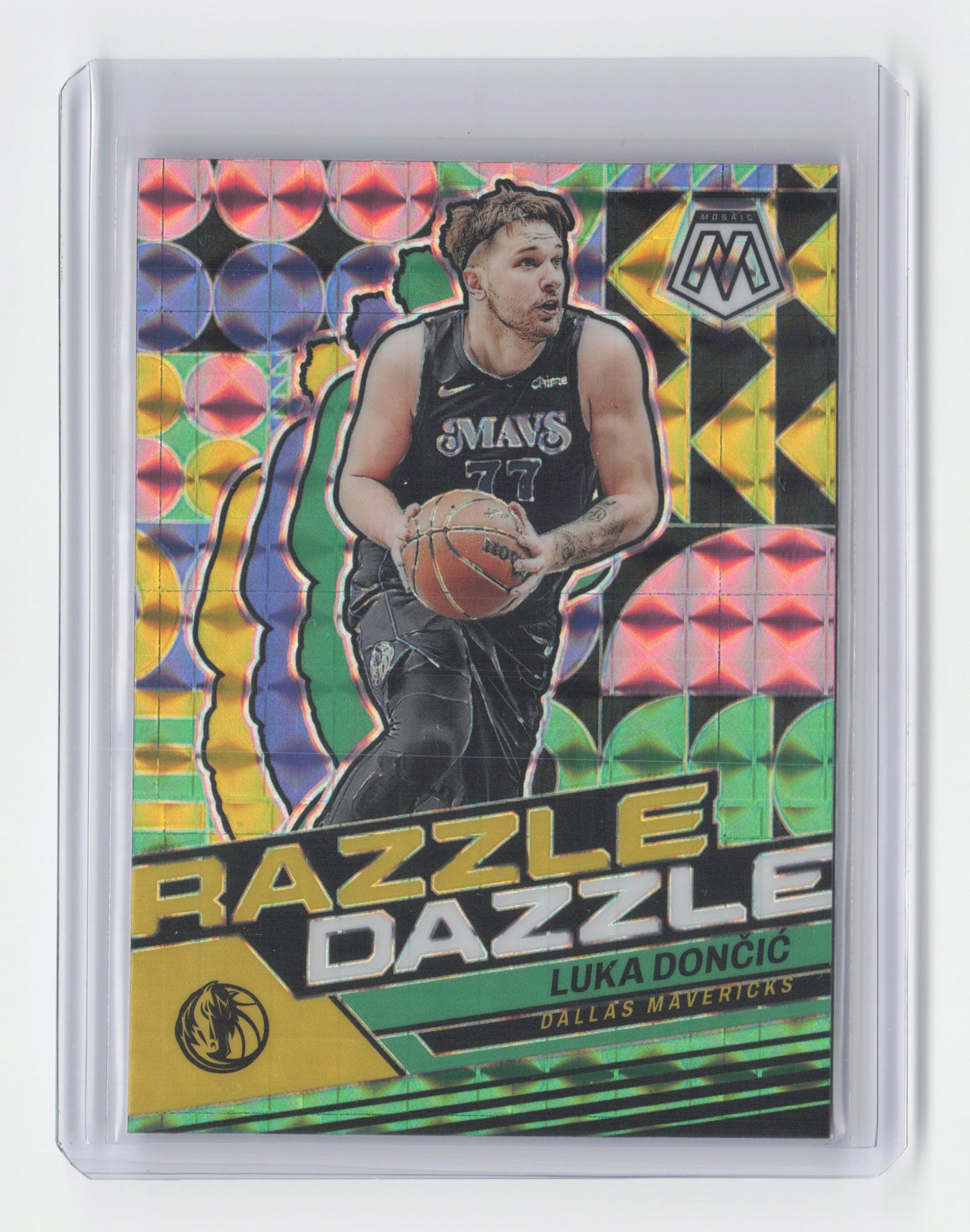 2023-24 Luka Doncic Razzle Dazzle SSP  Mosaic Hobby - Mavericks #15