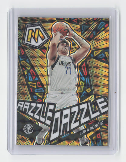 2022-23 Luka Doncic Razzle Dazzle Case Hit SSP  Mosaic Hobby - Mavericks #3