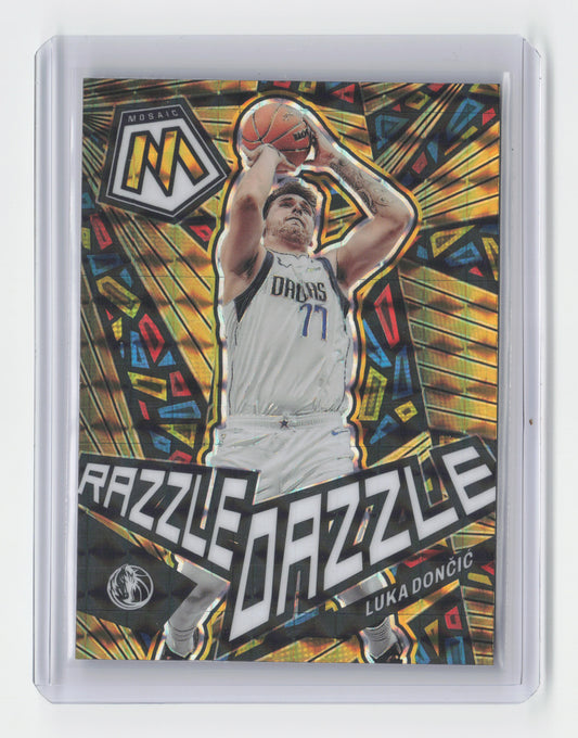 2022-23 Luka Doncic Razzle Dazzle Case Hit SSP  Mosaic Hobby - Mavericks #3