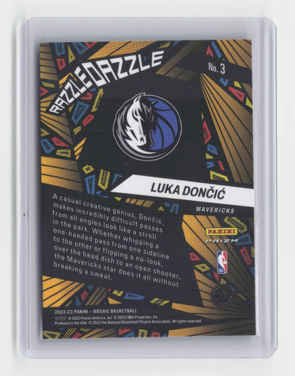 2022-23 Luka Doncic Razzle Dazzle Case Hit SSP  Mosaic Hobby - Mavericks #3