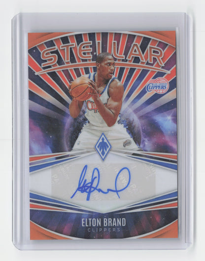 2023-24 ELTON BRAND - Stellar Autographs 14/49 - Phoenix - Clippers