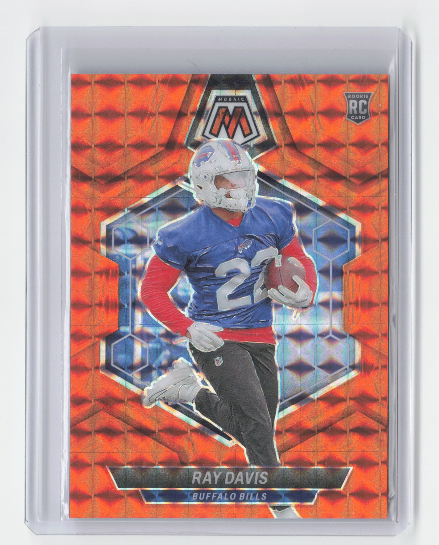 2024 RAY DAVIS Rookie Orange 109/199 - Mosaic - Bills #387