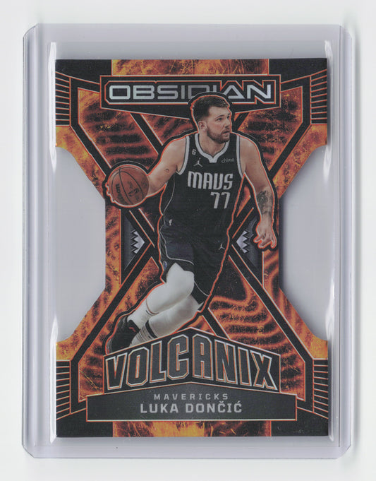 2022-23 LUKA DONCIC - Volcanix Die Cut Case Hit - Obsidian - Mavericks #3