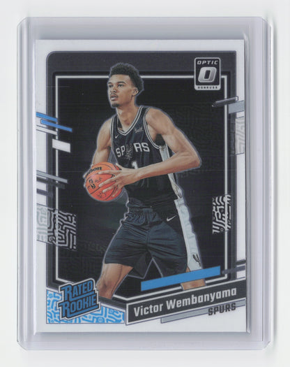 2023-24 VICTOR WEMBANYAMA - Rated Rookie - Donruss Optic - Spurs #225
