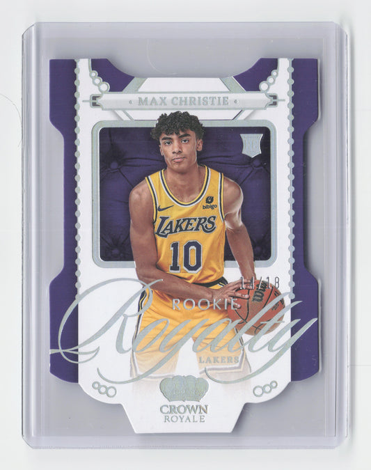 2022-23 MAX CHRISTIE - Rookie Royalty 14/18 - Crown Royal - Lakers #34