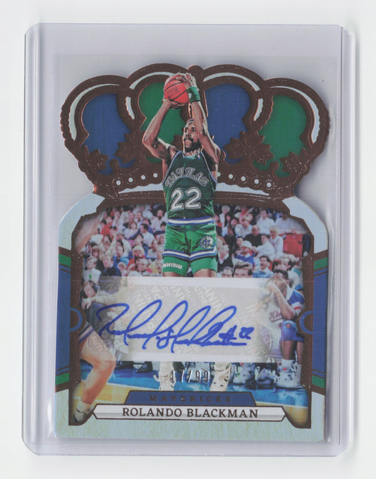 2023-24 ROLANDO BLACKMAN - Bronze Auto 17/99 - Court Kings - Mavericks