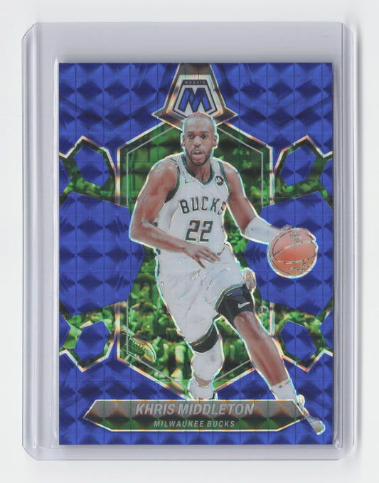 2023-24 KHRIS MIDDLETON - Blue 133/199 - Mosaic - Bucks #59