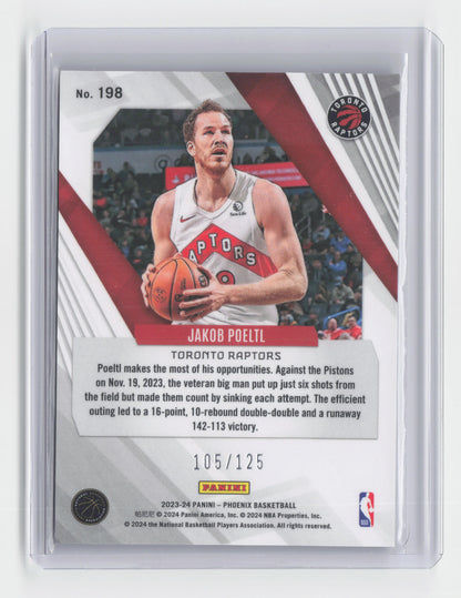2023-24 JAKOB POELTL - Seismic 105/125 - Phoenix - Raptors #198
