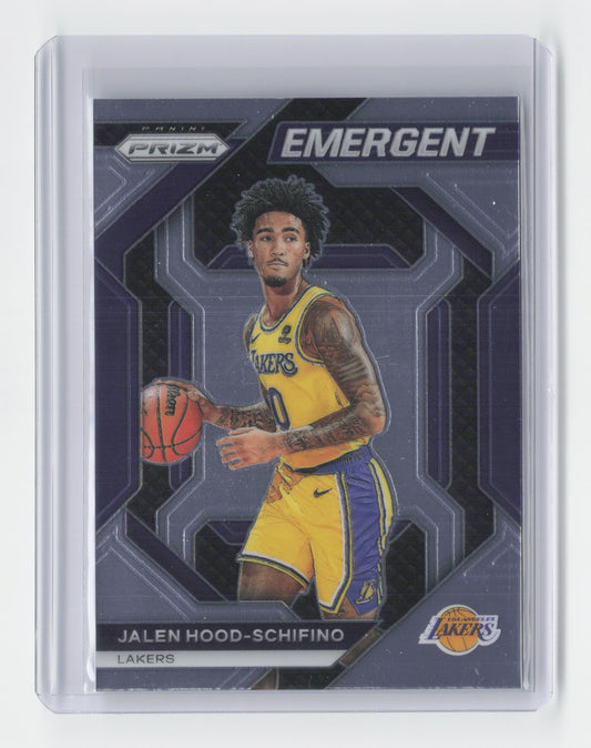 2023-24 JALEN HOOD-SCHIFINO - Emergent Insert - Prizm - Lakers #15