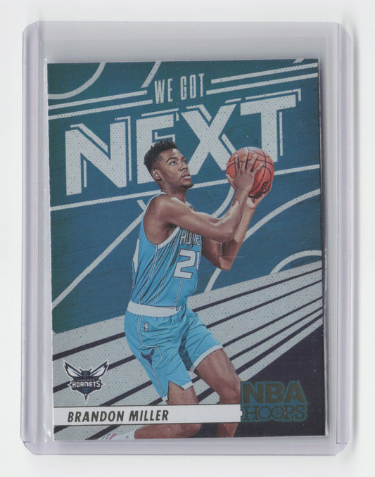 2023-24 BRANDON MILLER - We got next Holo - Hoops - Hornets #20