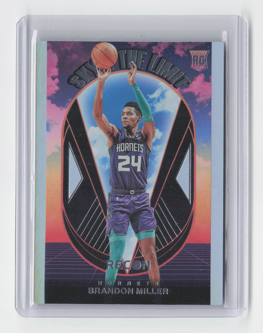 2023-24 BRANDON MILLER - Skys The Limit Rookie SP - Recon - Hornets #2