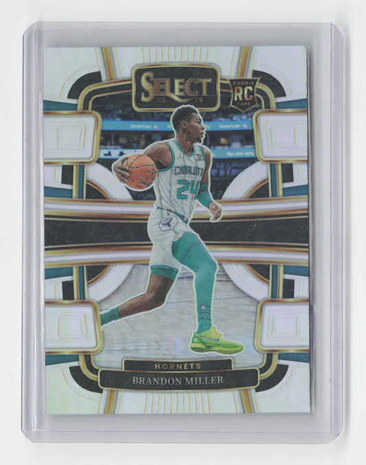 2023-24 BRANDON MILLER - Concourse Rookie Silver - Select - Hornets #80