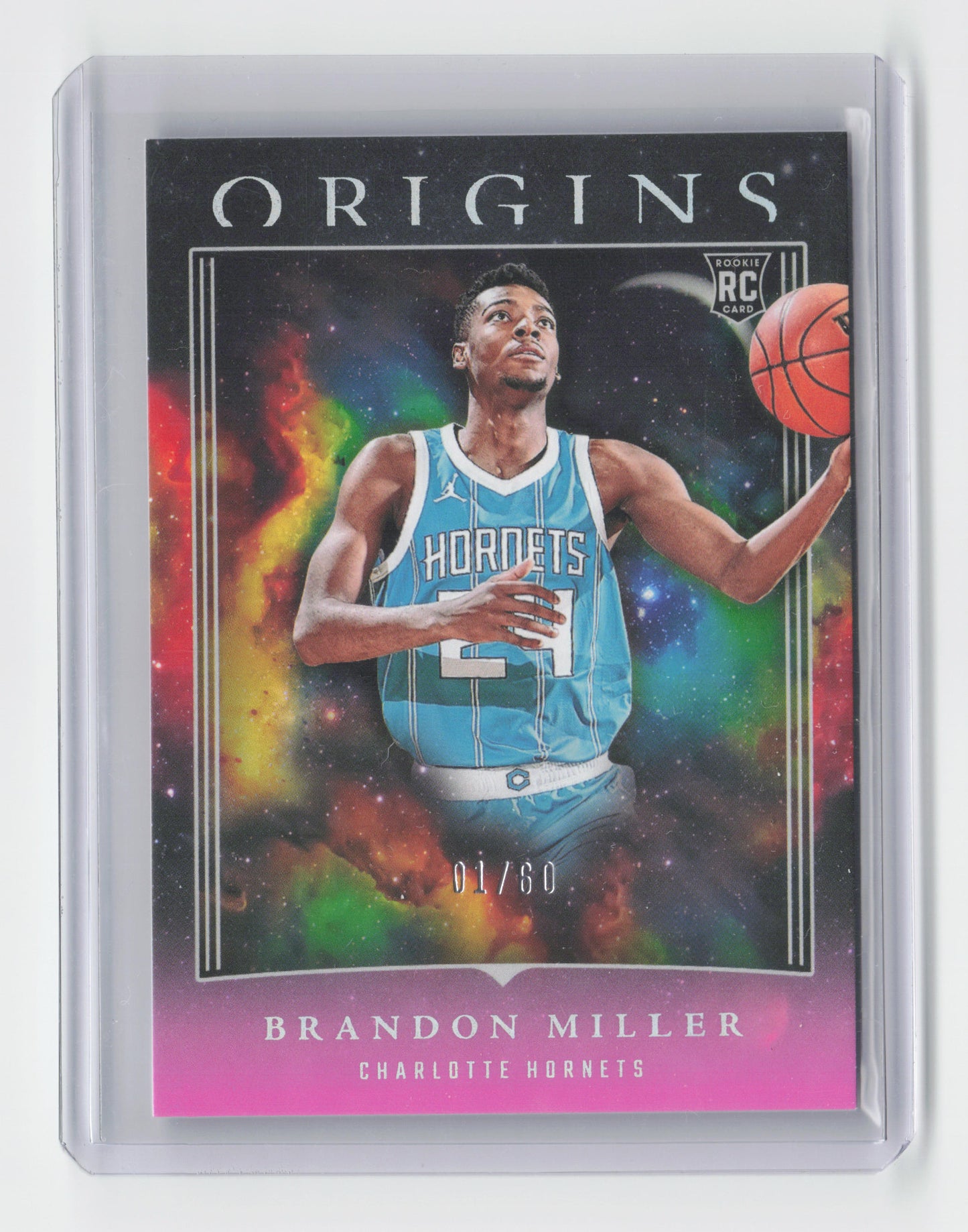 2023-24 BRANDON MILLER - Pink Rookie 1/60 - Origins - Hornets #89