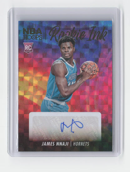 2023-24 JAMES NNAJI - Rookie Ink Autograph  - Hoops - Hornets