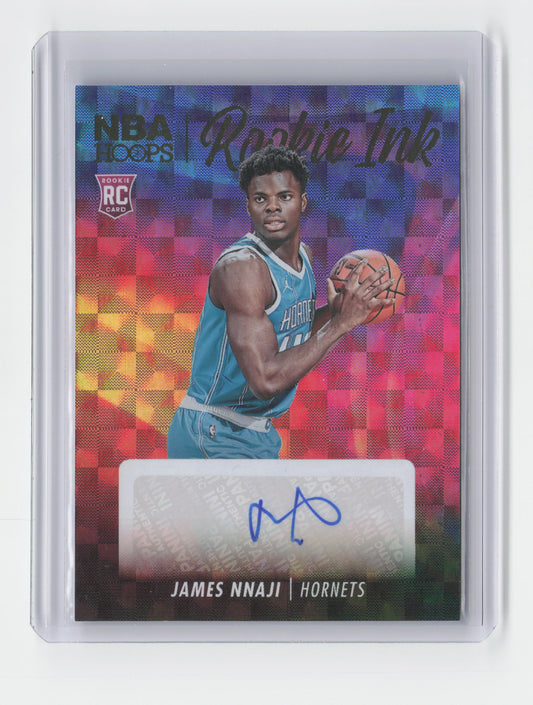 2023-24 JAMES NNAJI - Rookie Ink Autograph  - Hoops - Hornets