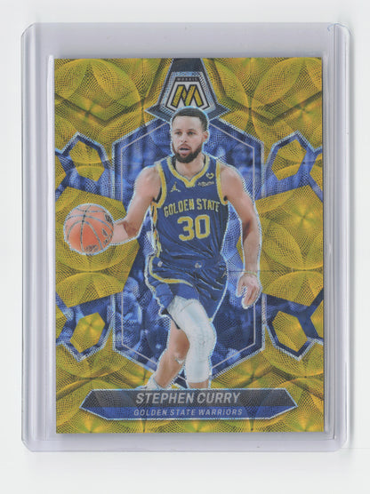 2023-24 STEPHEN CURRY - Gold Variation 10/10 Bookend - Mosaic - GWS #3
