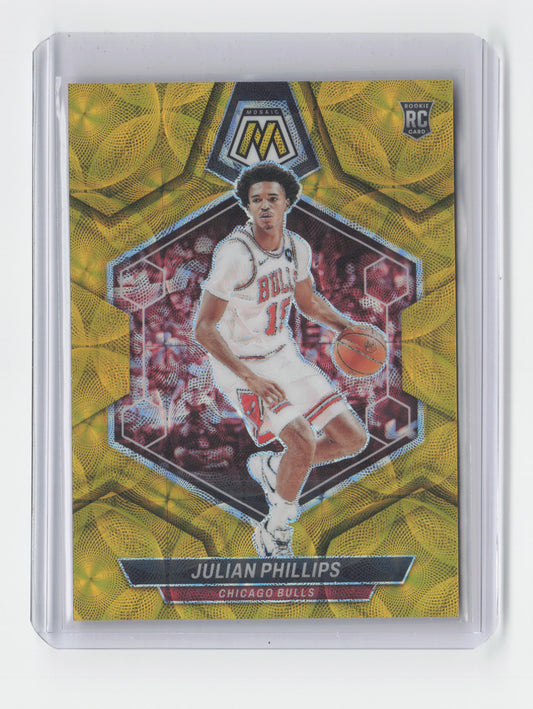 2023-24 - JULIAN PHILLIPS Rookie Gold Variation 09/10 Mosaic Bulls #224