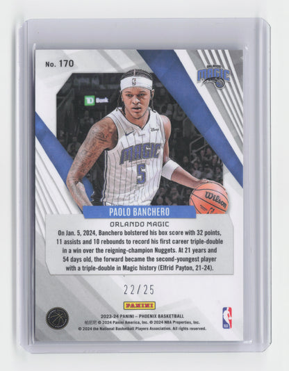 2023-24 - PAOLO BANCHERO - Fire and Ice 22/25 - Phoenix - Magic #170