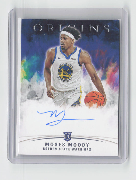 2021-22 - MOSES MOODY - Rookie on card Autograph - Origins - GWS