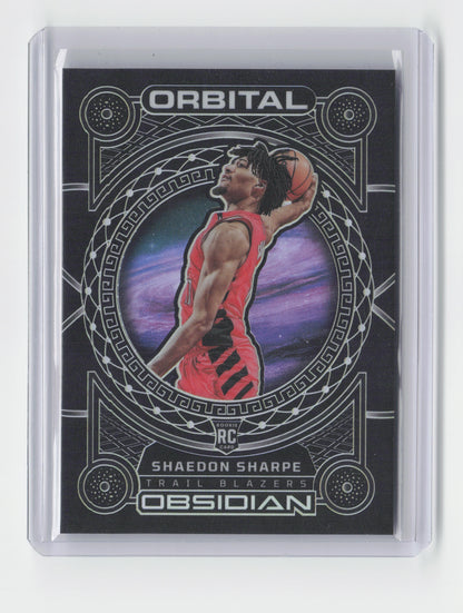 2022-23 - SHAEDON SHARPE - Rookie Orbital - Obsidian - Blazers #17