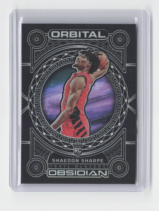 2022-23 - SHAEDON SHARPE - Rookie Orbital - Obsidian - Blazers #17