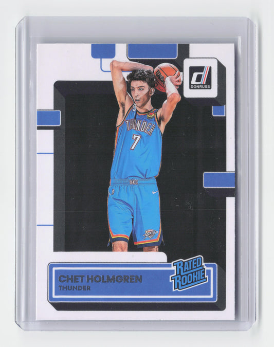 2022-23 CHET HOLMGREN - Rated Rookie - Donruss - OKC #202