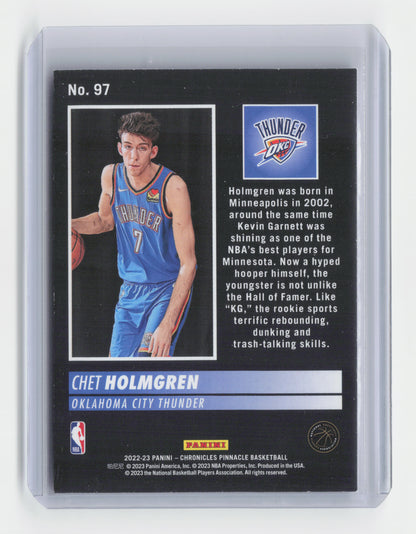 2022-23 CHET HOLMGREN - Pinnacle Rookie - Chronicles - OKC #97