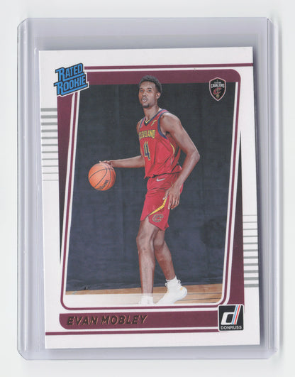 2021-22 EVAN MOBLEY - Rated Rookie - Donruss - Cavaliers #225