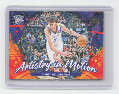 2023-24 - CHET HOLMGREN - Artistry In Motion Insert  - Court Kings - OKC #9